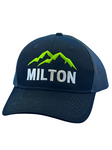 Milton Trucker Cap | Black/Grey