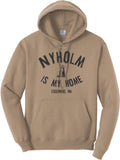 Nyholm Is My Home - the Nyholm windmill, Edgewood Washington - sand hoodie