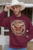 Fife, Milton and Edgewood three-town design, worn on a hoodie