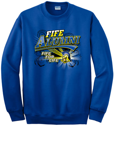 Fife High School Alumni Crewneck Sweatshirt #30069