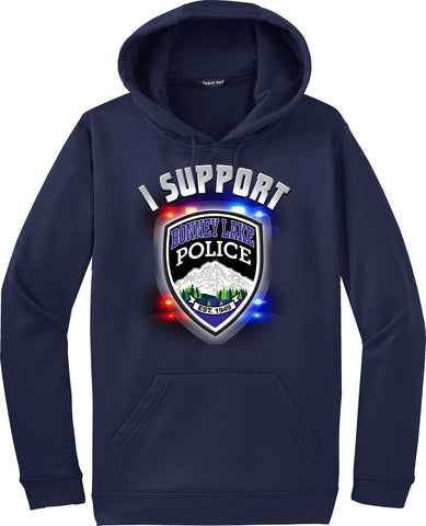 Bonney Lake Police Department Hoodie "I support" #33830