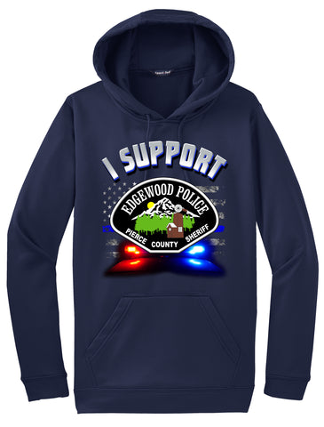 Edgewood Police Department Morale Hoodie "I support" #33834