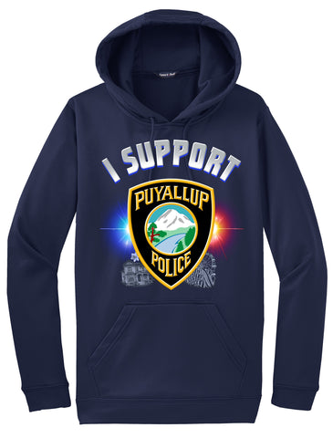 Puyallup Police Department Hoodie "I support" #33835