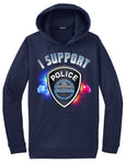 Steilacoom Police Department Morale Hoodie "I support" #33838