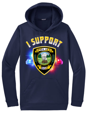 Roy Police Department Morale Hoodie "I support" #33839