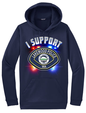 Lakewood Police Department Morale Hoodie "I support" #33840
