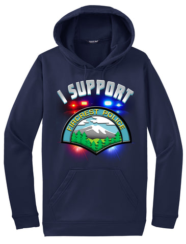 Fircrest Police Department Morale Hoodie "I support" #33847