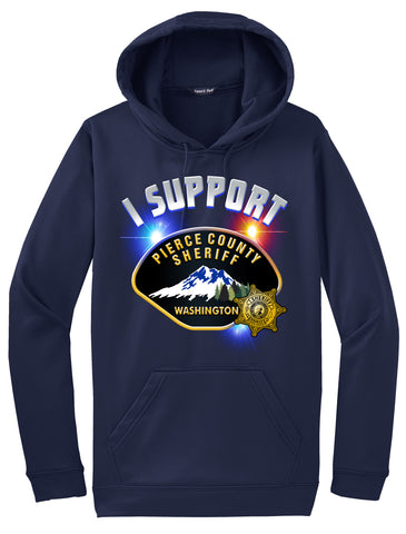 Pierce County Sheriff Department Morale Hoodie "I support" #33849