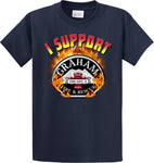 Graham Fire Department Support Shirt Blue T-Shirt "I support" #33953