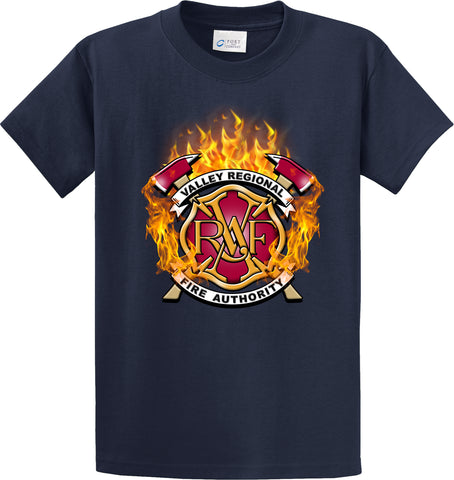 Valley Regional Fire Authority "Fearless Flames" Navy T-Shirt #33971