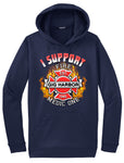 Gig Harbor Fire Department Navy Blue Hoodie "I support" #34001