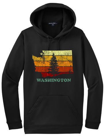Retro Washington State Hoodie  #34188